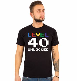 Obrázek 1 produktu Pánské tričko Level 40 Unlocked