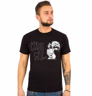 Obrázek 1 produktu Pánské tričko Polib můj… Kiss my…