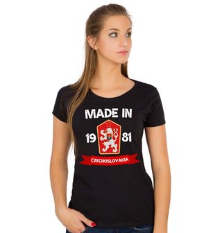 Obrázek 1 produktu Dámské tričko Made in 1981 Czechoslovakia