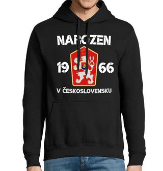 Obrázek 1 produktu Pánská mikina Narozen 1966 v Československu