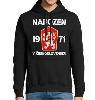Obrázek 1 produktu Pánská mikina Narozen 1971 v Československu