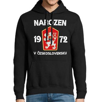 Obrázek 1 produktu Pánská mikina Narozen 1972 v Československu