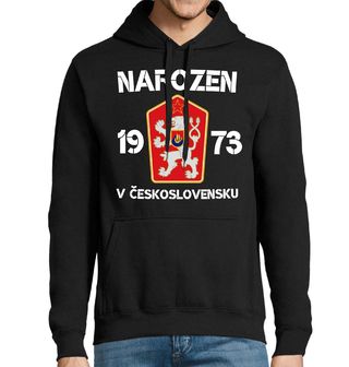 Obrázek 1 produktu Pánská mikina Narozen 1973 v Československu