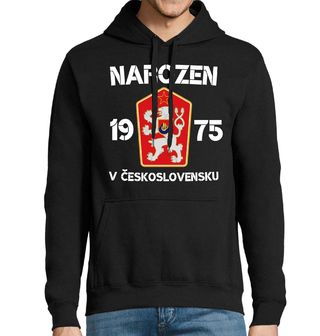 Obrázek 1 produktu Pánská mikina Narozen 1975 v Československu