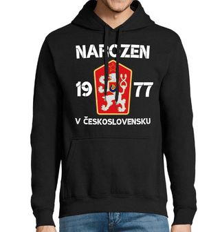 Obrázek 1 produktu Pánská mikina Narozen 1977 v Československu