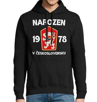 Obrázek 1 produktu Pánská mikina Narozen 1978 v Československu