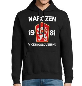 Obrázek 1 produktu Pánská mikina Narozen 1981 v Československu