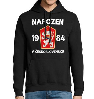 Obrázek 1 produktu Pánská mikina Narozen 1984 v Československu