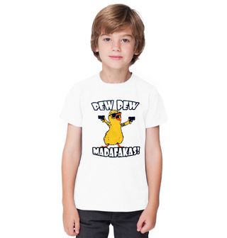 Obrázek 1 produktu Dětské tričko Gangsta Káčátko Pew Pew Madafakas! (Velikost: 12-13 (142/152cm))