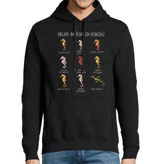 Obrázek 1 produktu Pánská mikina Druhy Mořských Koníků