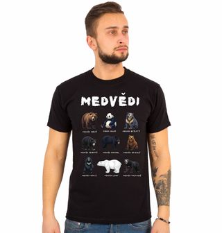 Obrázek 1 produktu Pánské tričko Druhy Medvědů