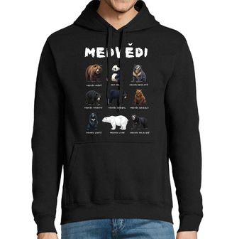 Obrázek 1 produktu Pánská mikina Druhy Medvědů