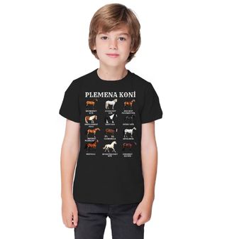 Obrázek 1 produktu Dětské tričko Plemena Koní