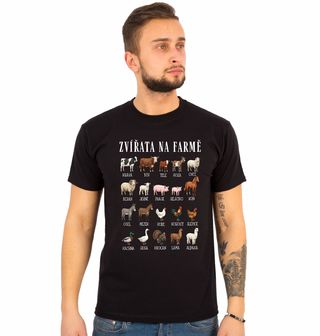 Obrázek 1 produktu Pánské tričko Zvířata na Farmě
