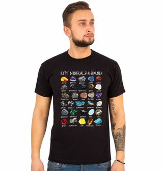 Obrázek 1 produktu Pánské tričko Svět Minerálů a Hornin