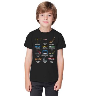 Obrázek 1 produktu Dětské tričko Typy Jeřábů