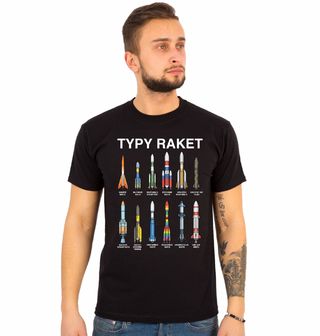 Obrázek 1 produktu Pánské tričko Typy Raket