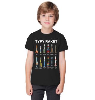 Obrázek 1 produktu Dětské tričko Typy Raket