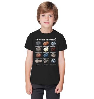 Obrázek 1 produktu Dětské tričko Typy Asteroidů