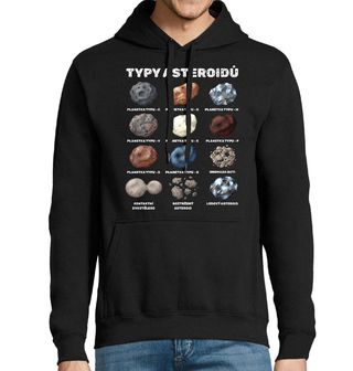 Obrázek 1 produktu Pánská mikina Typy Asteroidů