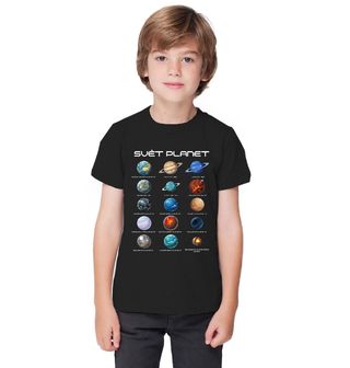 Obrázek 1 produktu Dětské tričko Svět Planet
