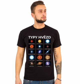 Obrázek 1 produktu Pánské tričko Typy Hvězd