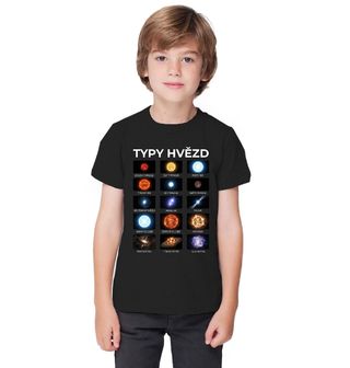 Obrázek 1 produktu Dětské tričko Typy Hvězd
