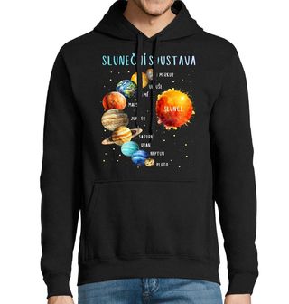 Obrázek 1 produktu Pánská mikina Sluneční soustava Od Merkuru po Pluto