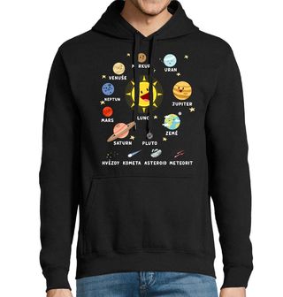Obrázek 1 produktu Pánská mikina Veselá Sluneční Soustava