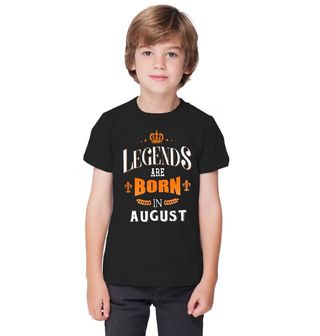Obrázek 1 produktu Dětské tričko Legendy se rodí v Srpnu! Legends are born in August