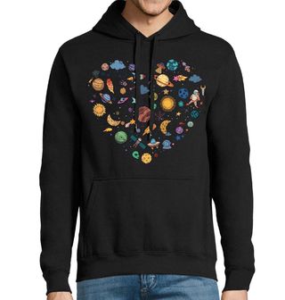 Obrázek 1 produktu Pánská mikina Vesmírné Srdce