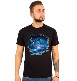 Obrázek 1 produktu Pánské tričko Portál do Vesmíru 3D