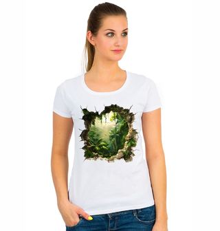 Obrázek 1 produktu Dámské tričko Portál do Džungle 3D