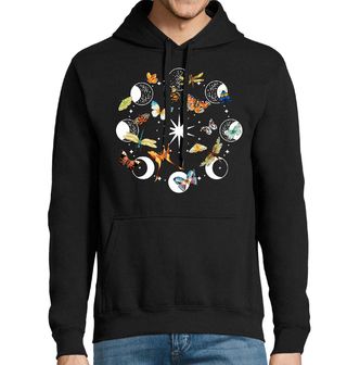 Obrázek 1 produktu Pánská mikina Fáze Měsíce mezi Motýly