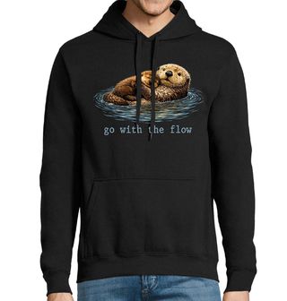 Obrázek 1 produktu Pánská mikina Plovoucí Mořské Vydry Go with the flow