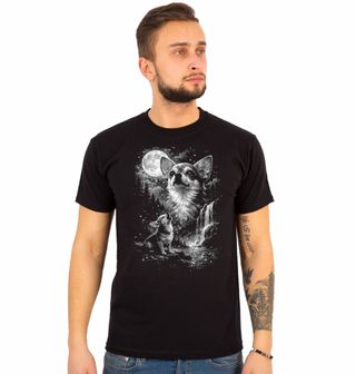 Obrázek 1 produktu Pánské tričko Čivava vyjící k Úplňku