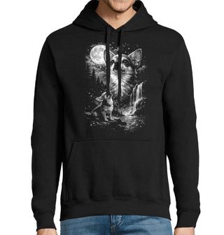 Obrázek 1 produktu Pánská mikina Čivava vyjící k Úplňku