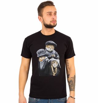 Obrázek 1 produktu Pánské tričko Kočičí Gangsteři Hug Life