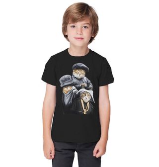 Obrázek 1 produktu Dětské tričko Kočičí Gangsteři Hug Life