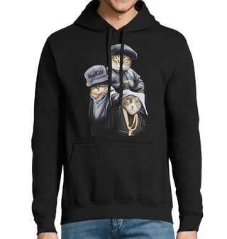 Obrázek 1 produktu Pánská mikina Kočičí Gangsteři Hug Life