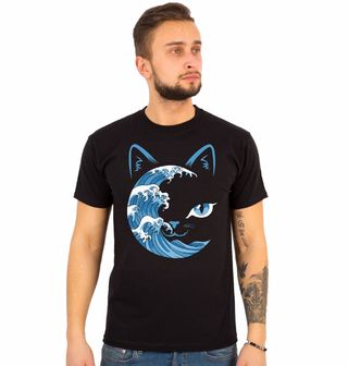 Obrázek 1 produktu Pánské tričko Kočičí Velká vlna u Kanagawy