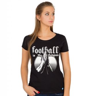 Obrázek 1 produktu Dámské tričko Fotbal je moje víra "Football is My Religion"