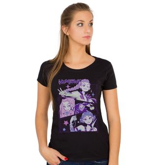 Obrázek 1 produktu Dámské tričko Huntrix Rume, Mira, Zoey KPop Demon Hunters