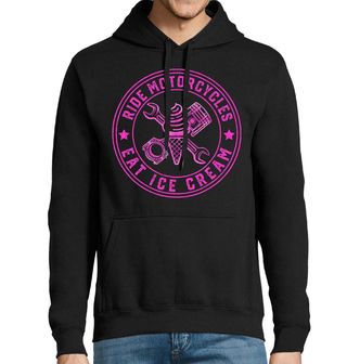 Obrázek 1 produktu Pánská mikina Jeď tvrdě, jez sladce Ride Motorcycles Eat Ice Cream