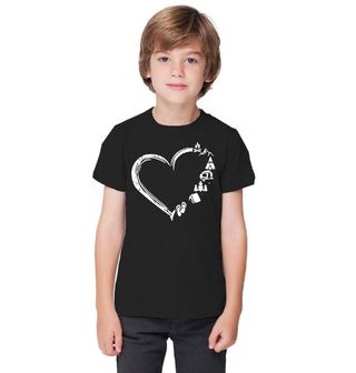 Obrázek 1 produktu Dětské tričko Srdce Kempaře Camping Love Heart