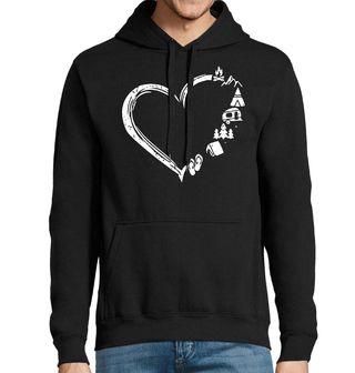 Obrázek 1 produktu Pánská mikina Srdce Kempaře Camping Love Heart