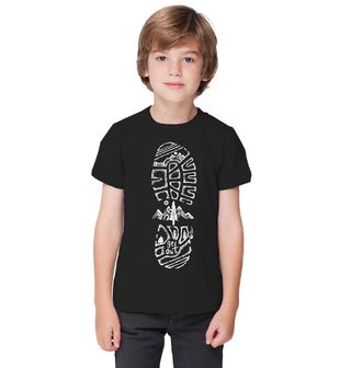 Obrázek 1 produktu Dětské tričko Otisk boty Vylez ven! Get Out