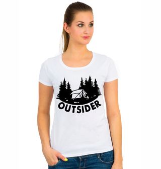 Obrázek 1 produktu Dámské tričko Outsider Venku je to lepší