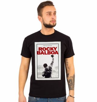 Obrázek 1 produktu Pánské tričko Rocky Balboa "Není konec dokud není konec!" (Velikost: 4XL)