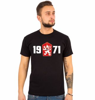 Obrázek 1 produktu Pánské tričko 1971 Československý Legendární Ročník